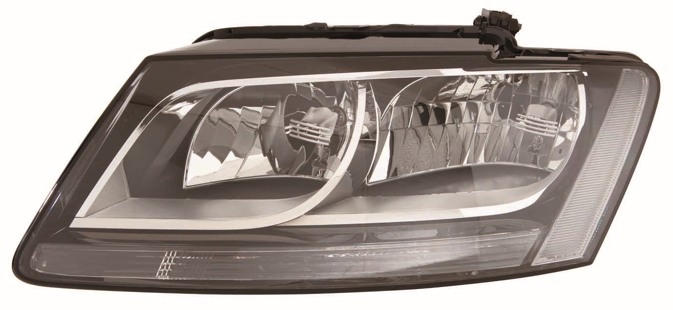 FARO IZQUIERDO ELECTRICO CON MOTOR H7 INTERIOR NEGRO