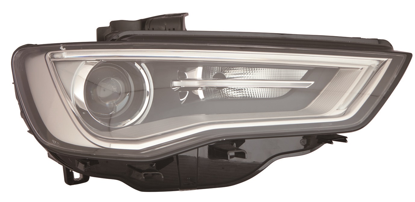 FARO DERECHA ELEC C/MOTOR INT/GRIS D3S/LED