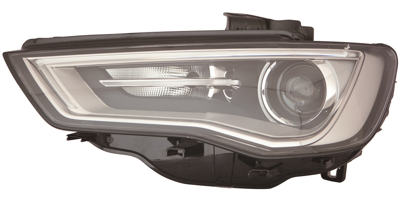 FARO IZQUIERDA ELECT C/MOTOR INT/GRIS D3S/LED