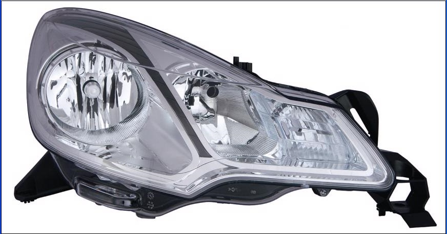 FARO DERECHO ELECTRICO H7/H1 CON MOTOR INTERIOR OSCURO