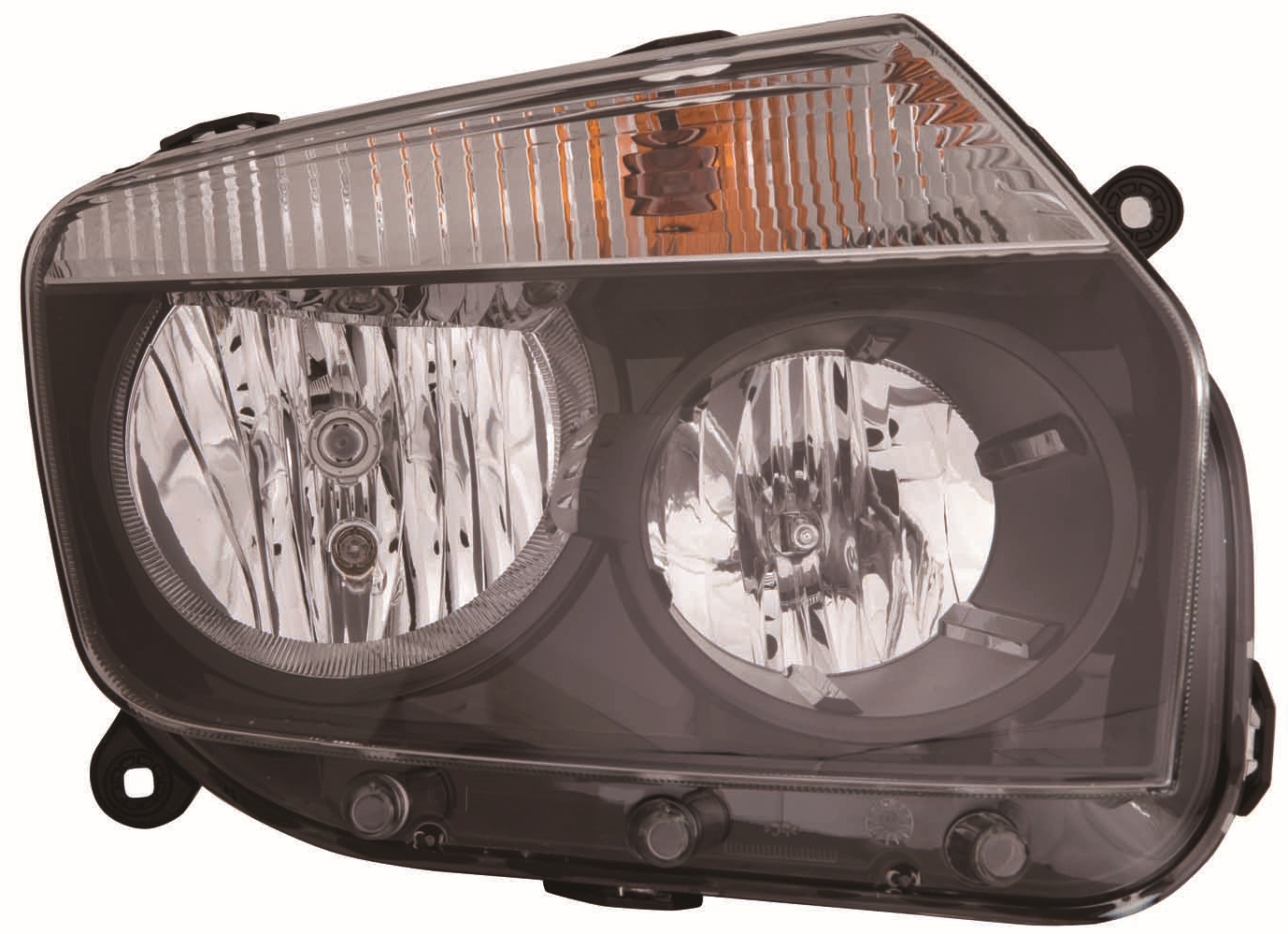 FARO DERECHO CON REGULACION MANUAL/ELECTRICA (INTERIOR NEGRO)