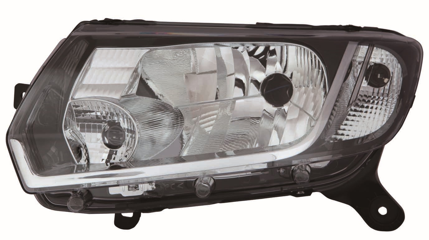 FARO IZQUIERDO MANUAL INTERIOR NEGRO H4