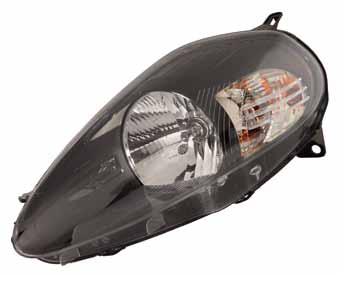 FARO DERECHO CON REGULACION ELECTRICA INTERIOR NEGRO