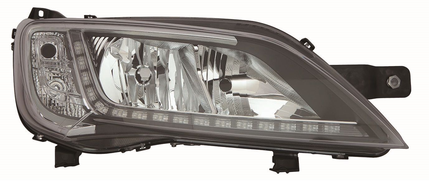 FARO LED DERECHO C/ MOTOR CROMADO H7/H7