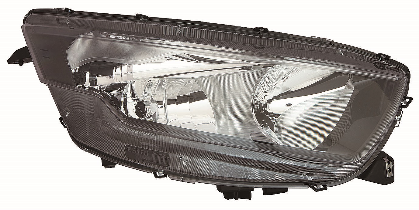 FARO DERECHO ELECTRICO C/MOTOR INTERIOR NEGRO (H7/H1)