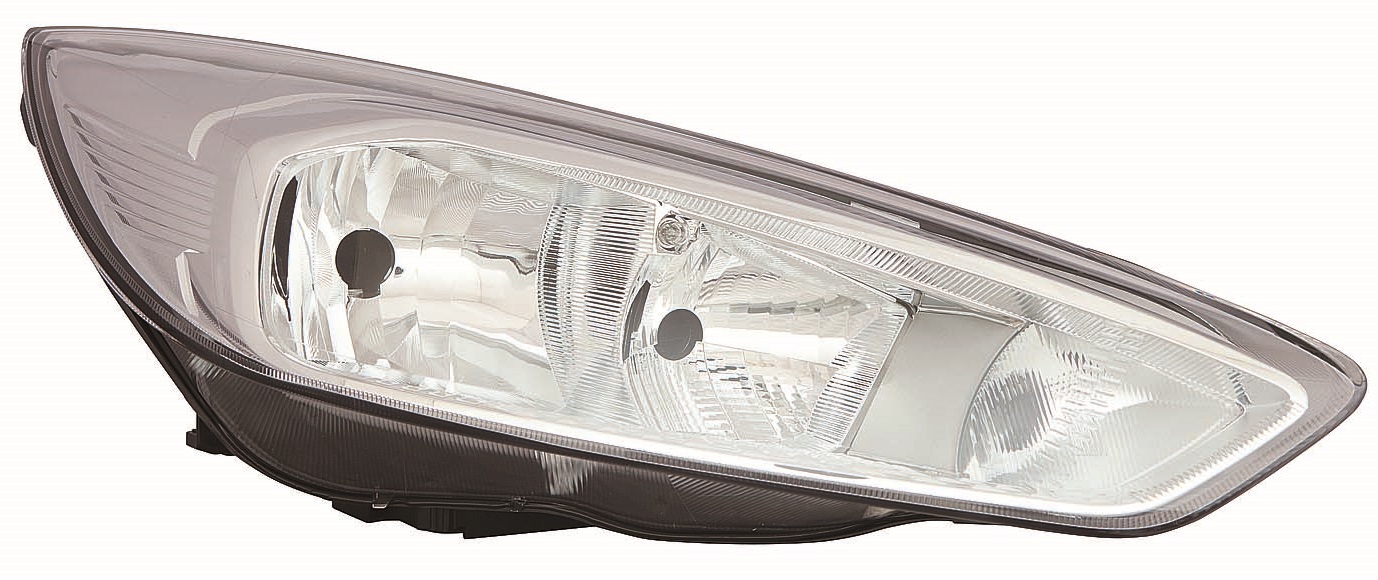 FARO DERECHO ELECTRICO C/MOTOR INTERIOR NEGRO (H7+H15)
