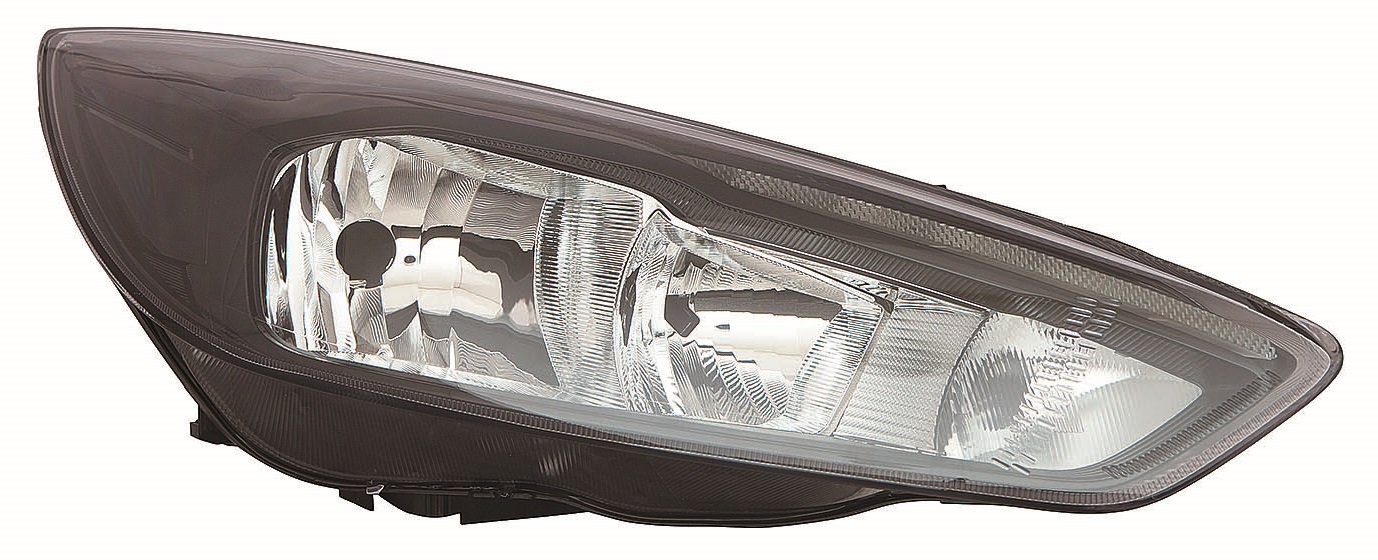 FARO DERECHO ELECTRICO C/MOTOR INTERIOR NEGRO (H7+H1)