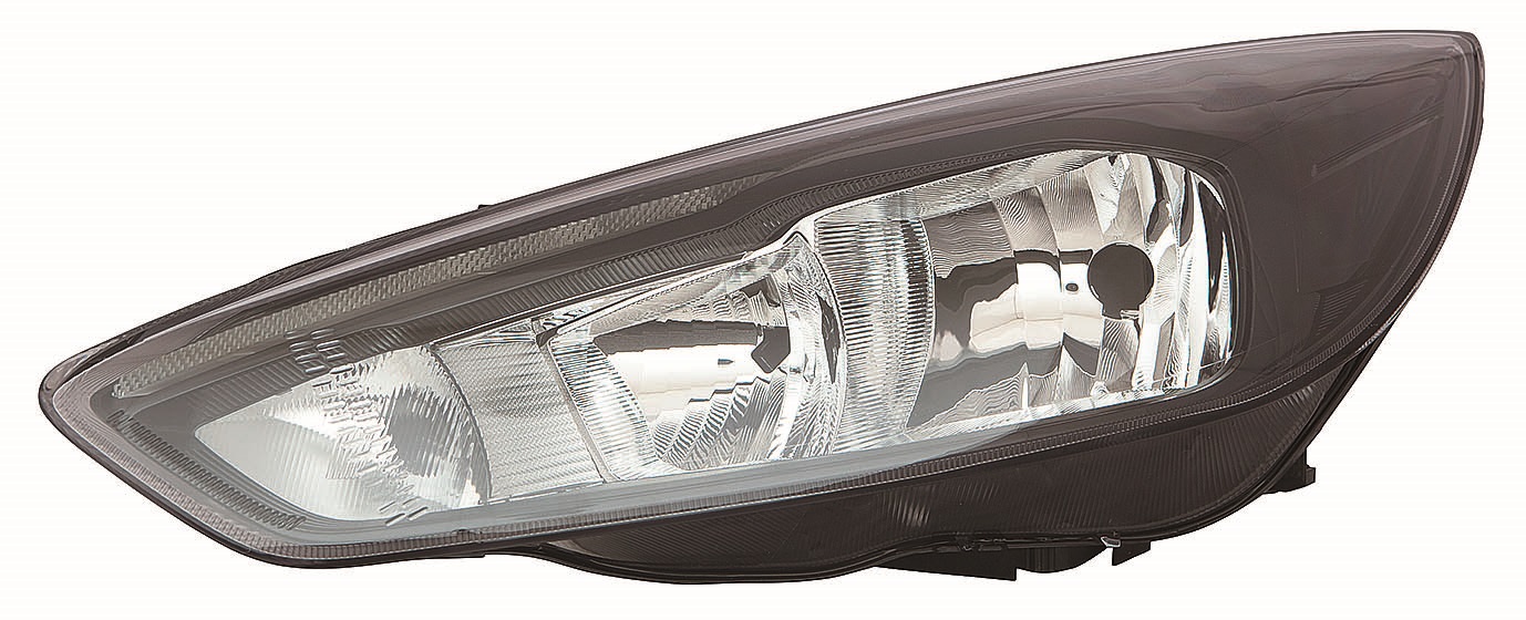 FARO IZQUIERDO ELECTRICO C/MOTOR INTERIOR NEGRO (H7+H1)