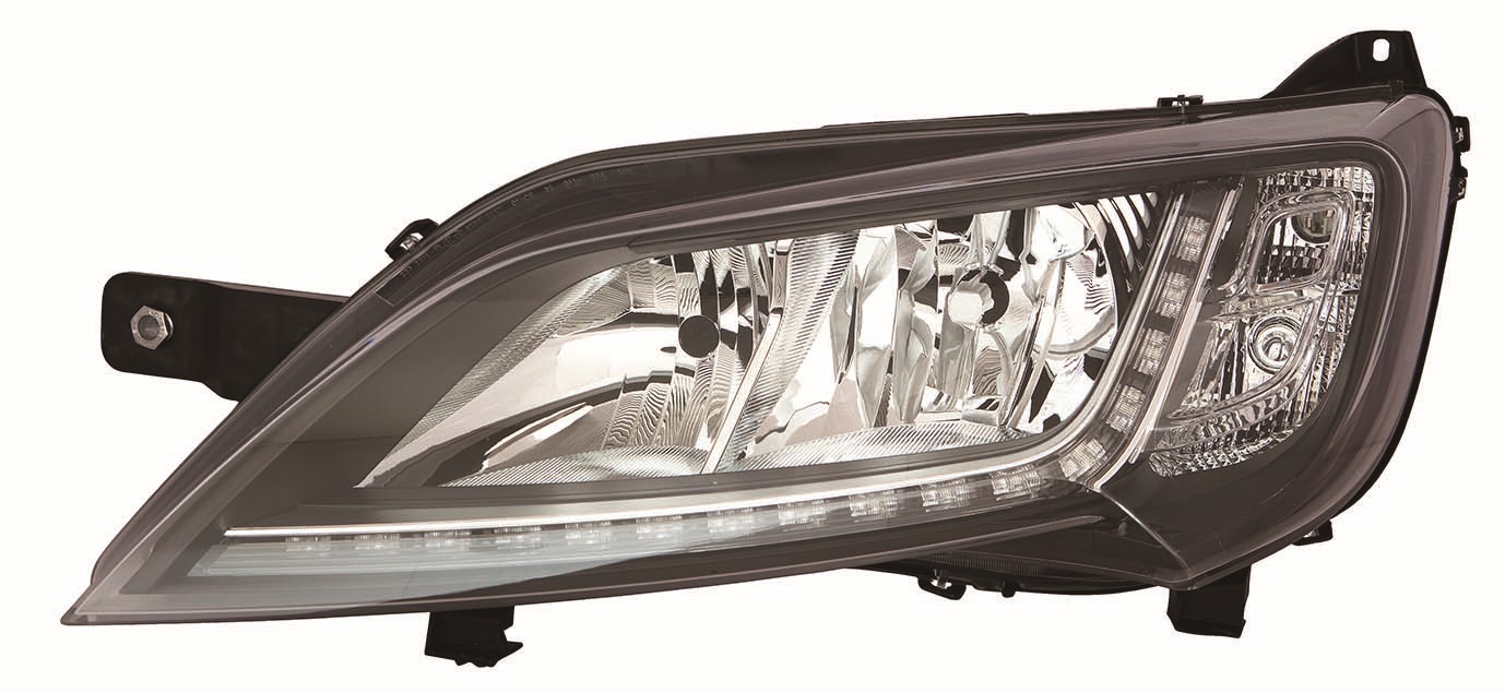 FARO IZQUIERDO C/MOTOR INTERIOR NEGRO H7/H7