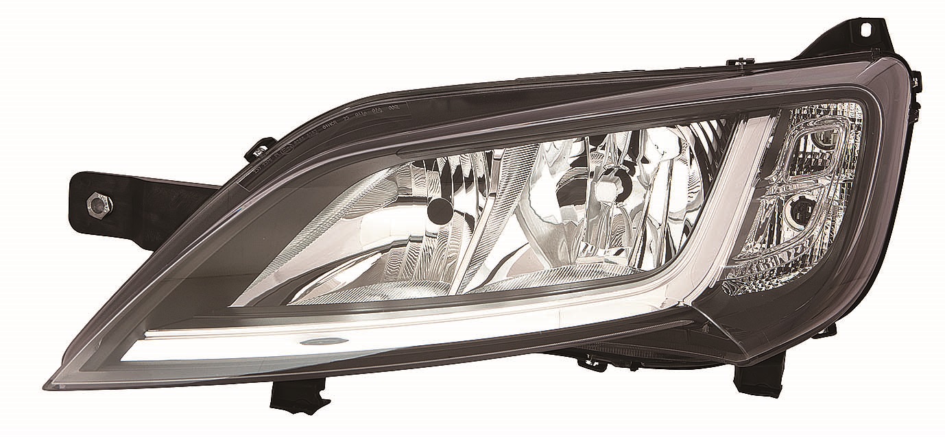 FARO IZQUIERDO C/MOTOR INTERIOR NEGRO H7/H7/LED