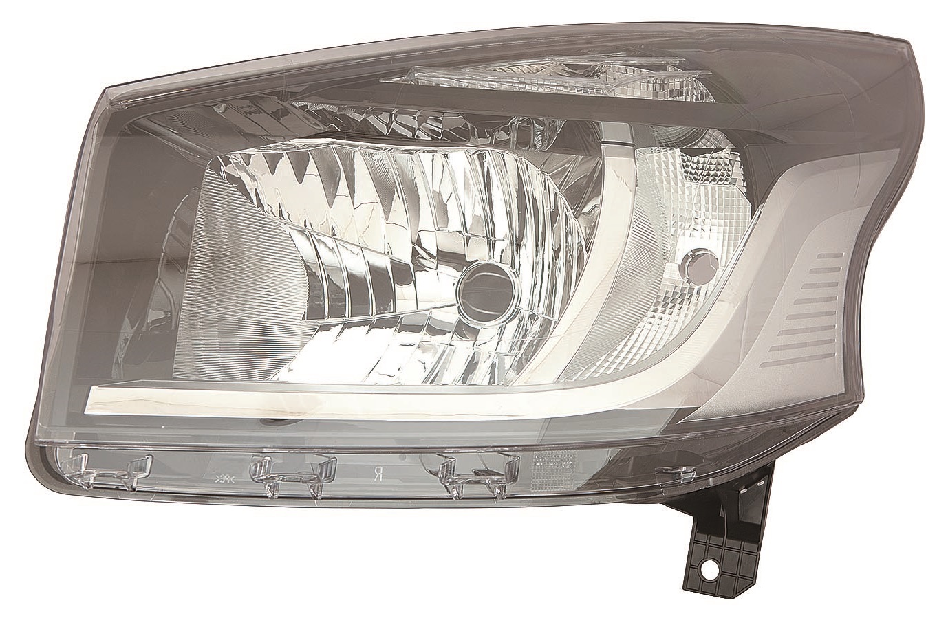 FARO DERECHO ELECTRICO INTERIOR NEGRO (H4)