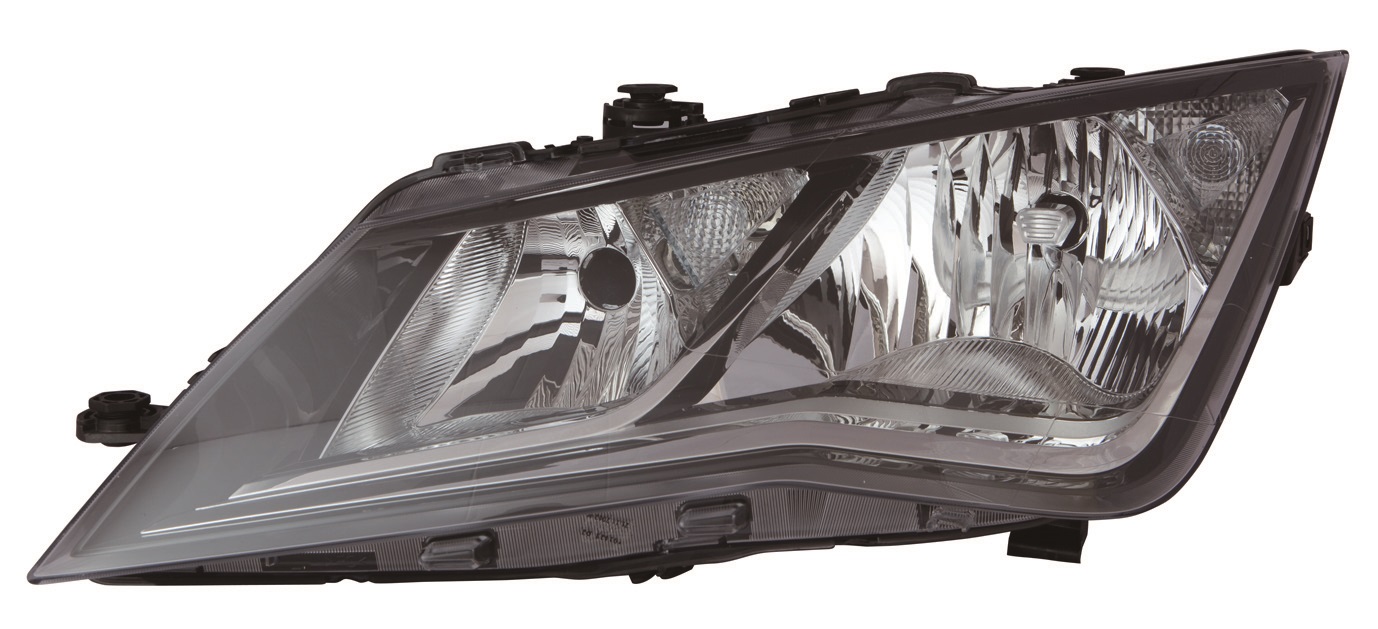 FARO IZQUIERDO C/MOTOR INTERIOR NEGRO (H7/H7)
