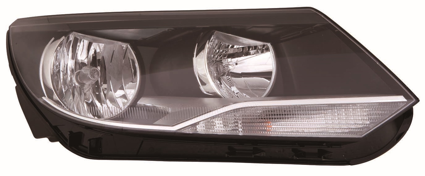 FARO DERECHO ELECTRICO CON MOTOR H7/H15 INTERIOR NEGRO