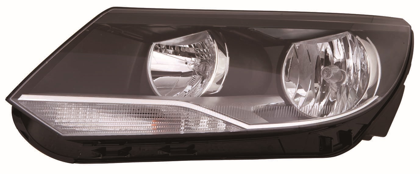 FARO IZQUIEROD ELECTRICO CON MOTOR H7/H15 INTERIOR NEGRO
