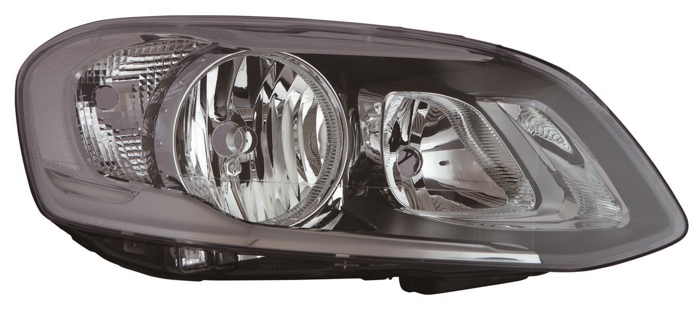 FARO DERECHO ELECTRICO C/MOTOR NEGRO (H7/H9)