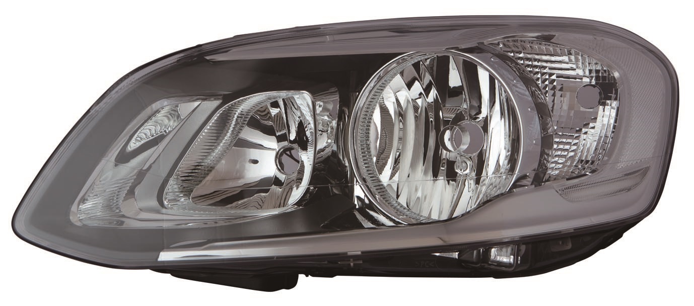 FARO IZQUIERDO ELECTRICO C/MOTOR NEGRO (H7/H9)