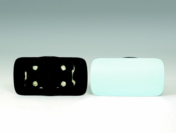 CRISTAL RETROVISOR DERECHO CON SOPORTE AZUL