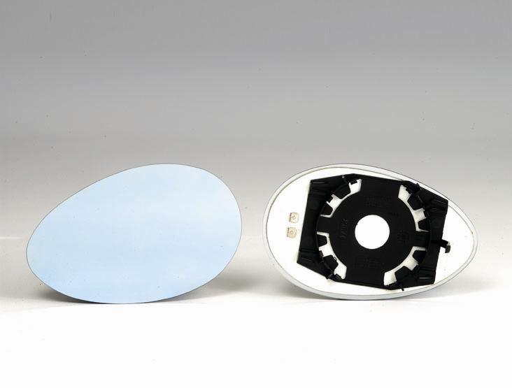 CRISTAL RETROVISOR IZQUIERDO CON SOPORTE AZUL TERMICO CONVEXO