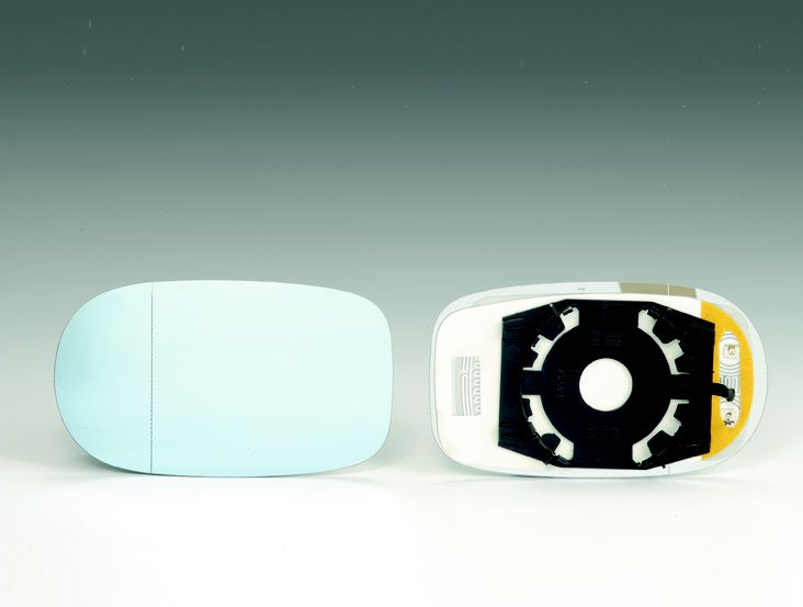 CRISTAL RETROVISOR IZQUIERDO CON SOPORTE AZUL TERMICO ASFERICO