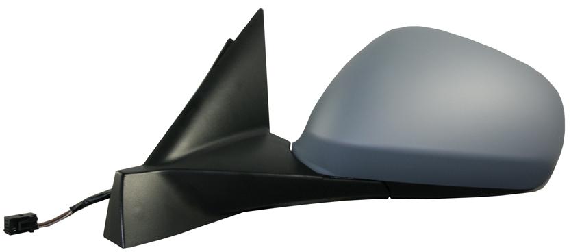 RETROVISOR IZQUIERDO ELECTRICO TERMICO IMPRIMADO ASFERICO AZUL