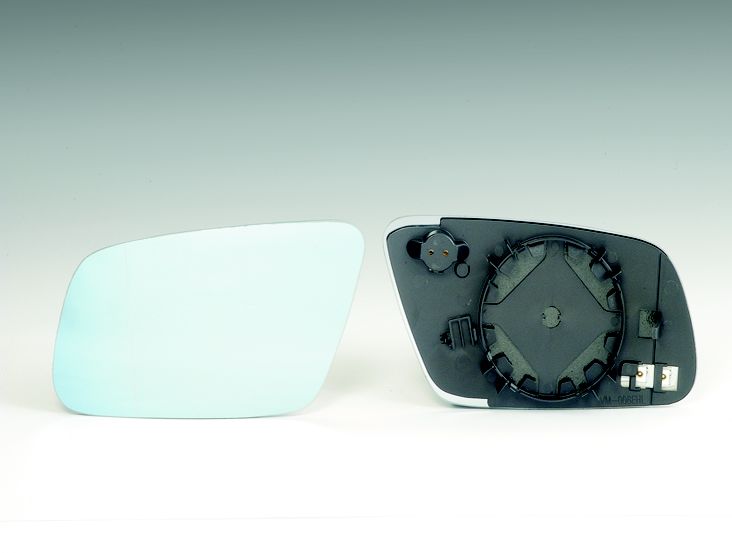 CRISTAL RETROVISOR IZQUIERDO CON SOPORTE AZUL TERMICO  ASFERICO