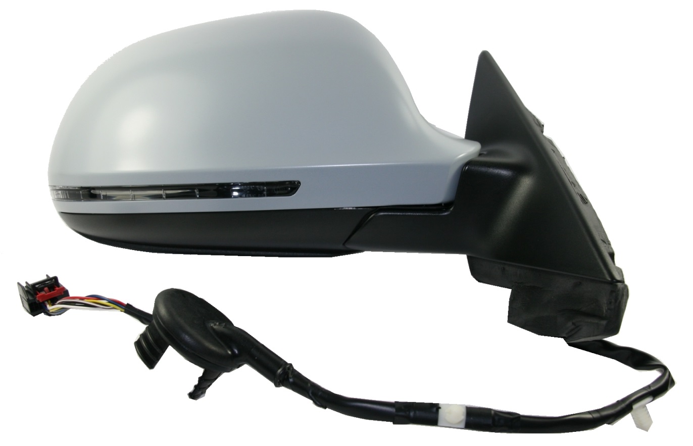 RETROVISOR DERECHO ELECTRICO TERMICO IMPRIMADO PILOTO CONVEXO 8PINS (5PUERTAS)