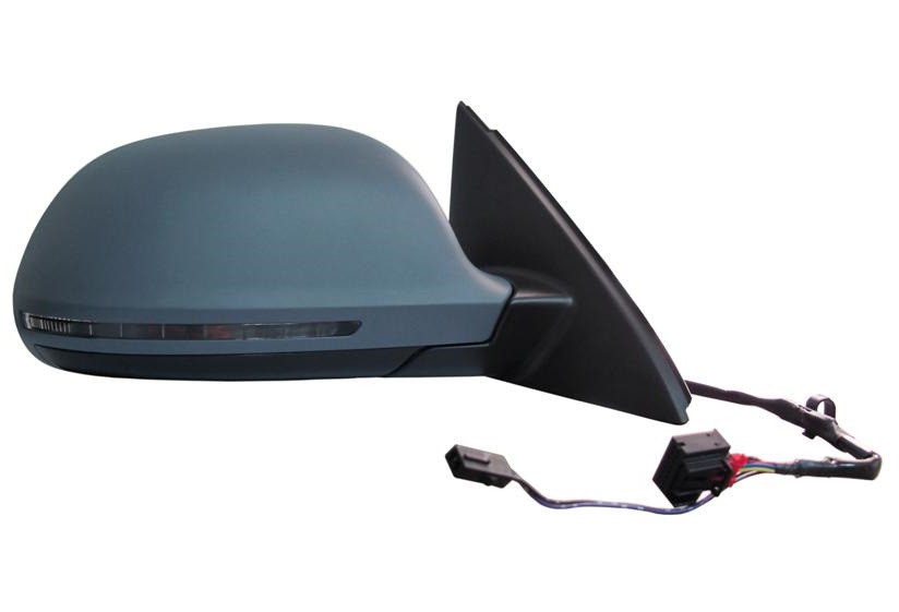 RETROVISOR DERECHO ELECTRICO TERMICO REBATIBLE PILOTO MEMORIA IMPRIMADO 14PINS