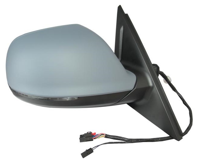 CUERPO RETROVISOR DERECHO ELECTRICO TERMICO REBATIBLE  MEMORIA CON PILOTO BLANCA 17PINS