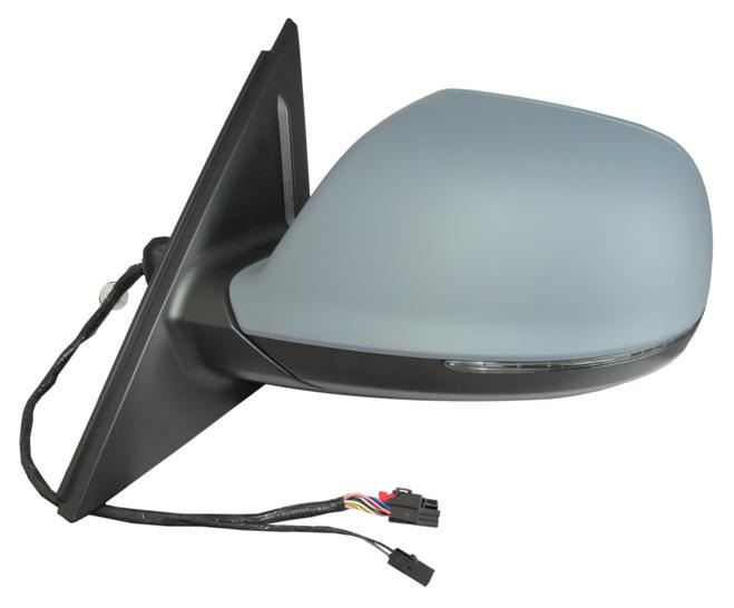 CUERPO RETROVISOR IZQUIERDO ELECTRICO TERMICO REBATIBLE  MEMORIA CON PILOTO  BLANCA 17PINS