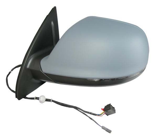 RETROVISOR IZQUIERDO ELECTRICO TERMICO REBATIBLE MEMORIA PILOTO LUZ CORTA 17PINS