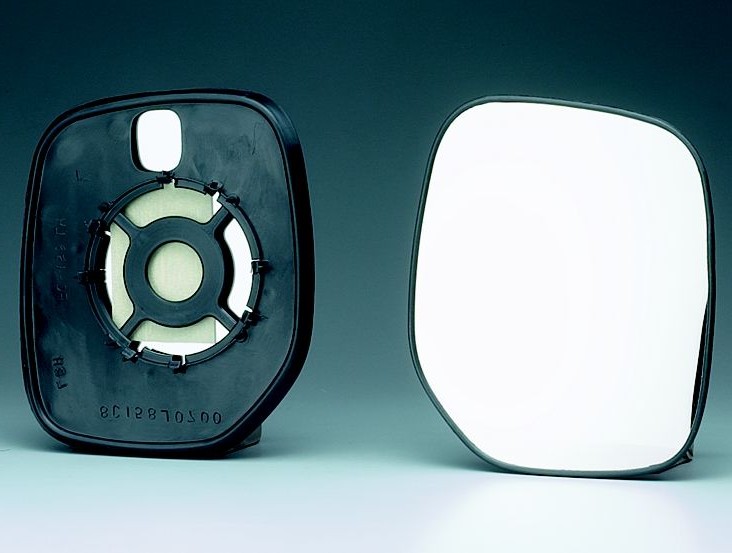 CRISTAL RETROVISOR CON SOPORTE DERECHO