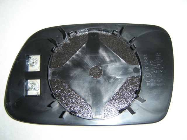 CRISTAL RETROVISOR DERECHO CONVEXO TERMICO AZUL
