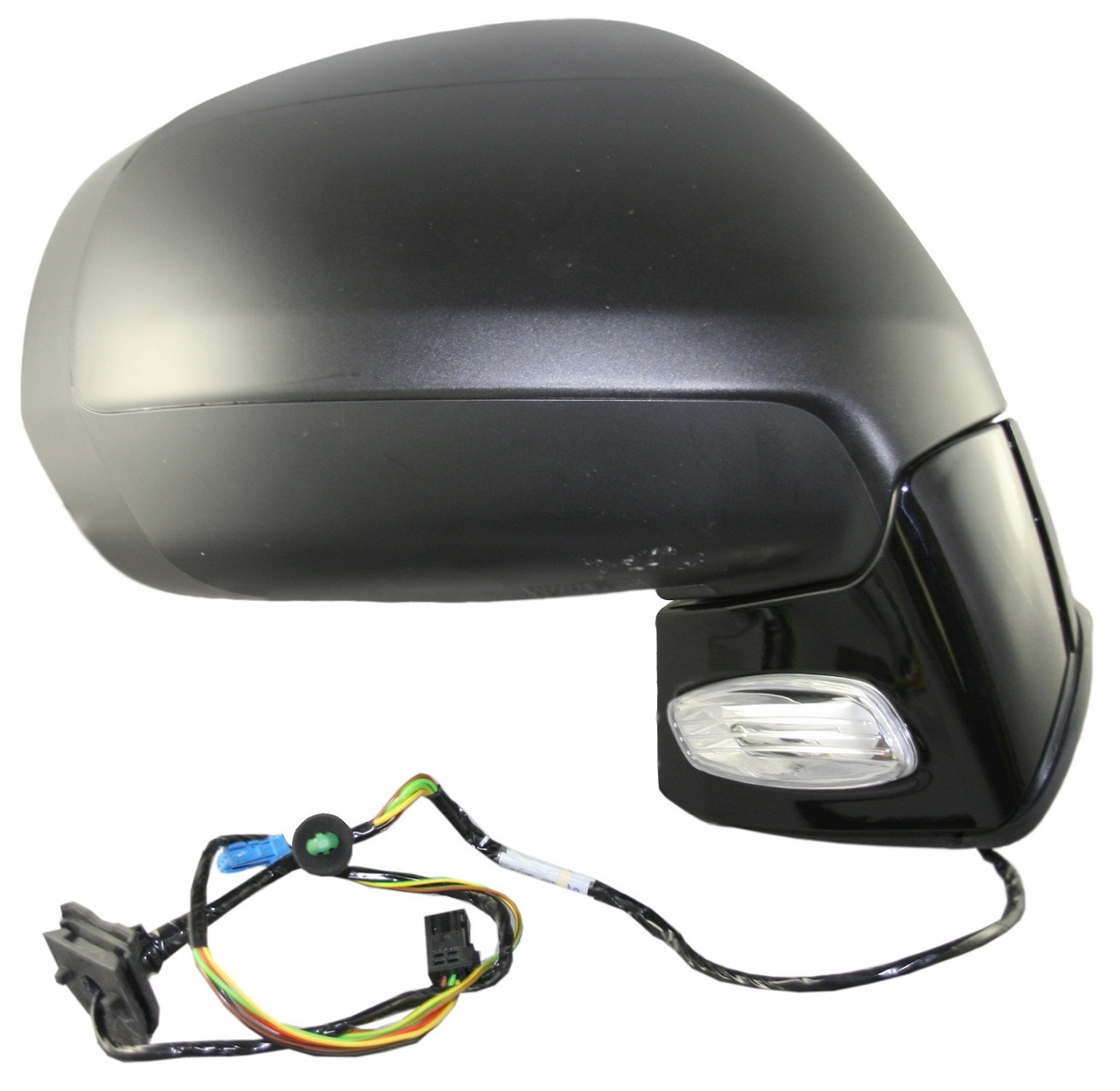 RETROVISOR DERECHA ELECT TERMICO CONVEXO IMPRIMADO C/PILOTO L/CORT SEN 9PIN