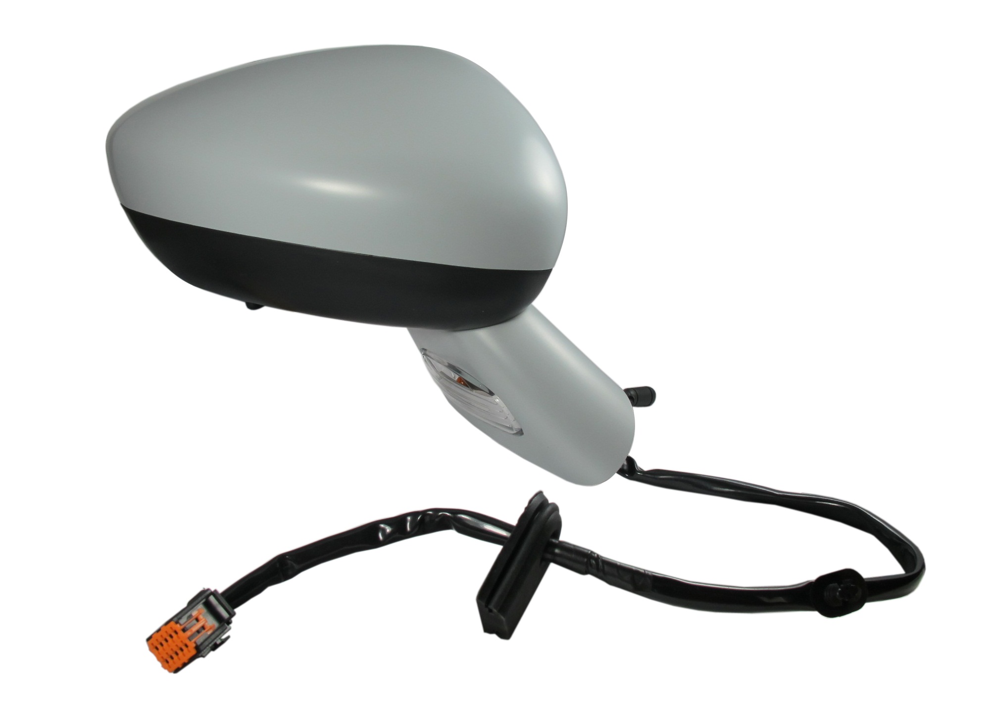 RETROVISOR DERECHO ELECTRICO TERMICO REBATIBLE SONDA PILOTO IMPRIMADO 10PINS