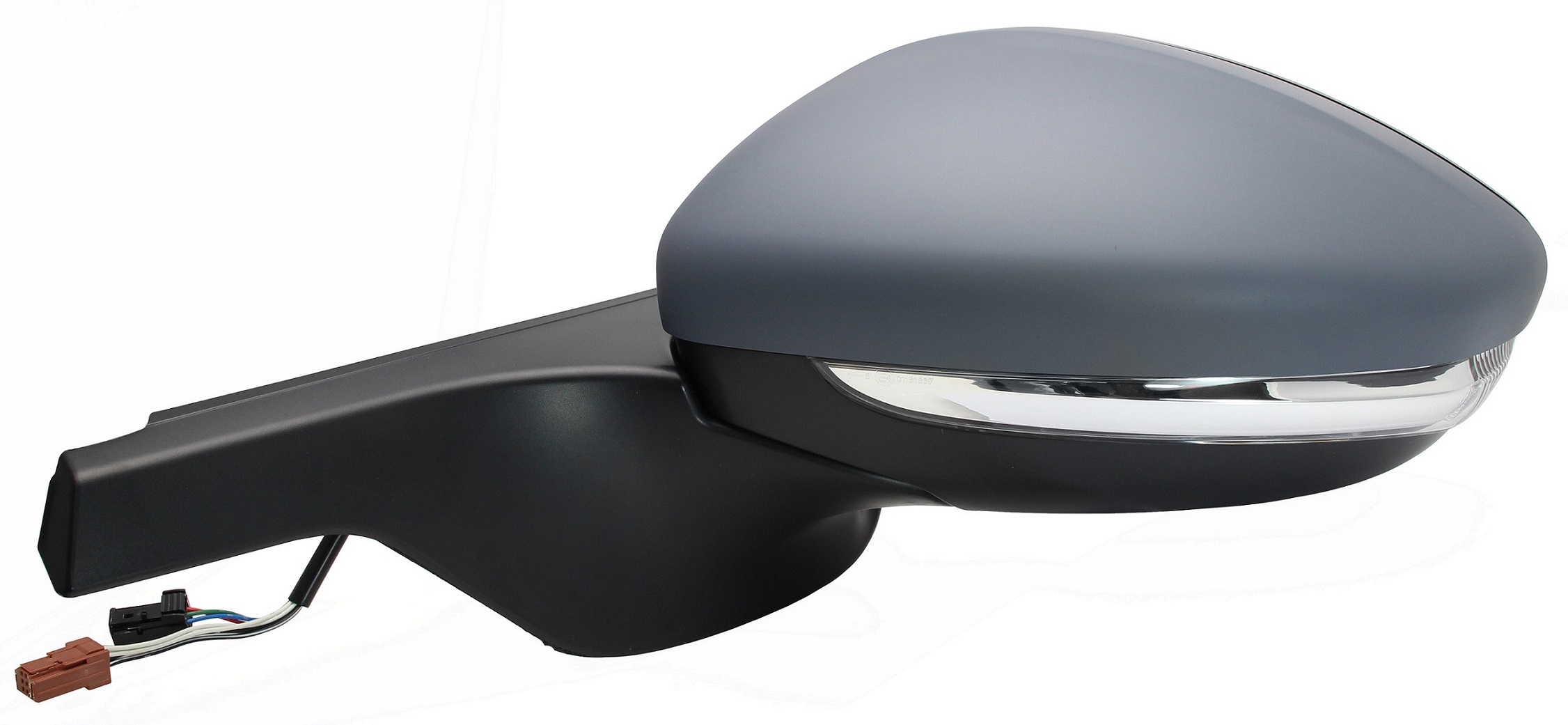 RETROVISOR IZQUIERDO ELECTRICO TERMICO IMPRIMADO C/PILOTO 7PINS