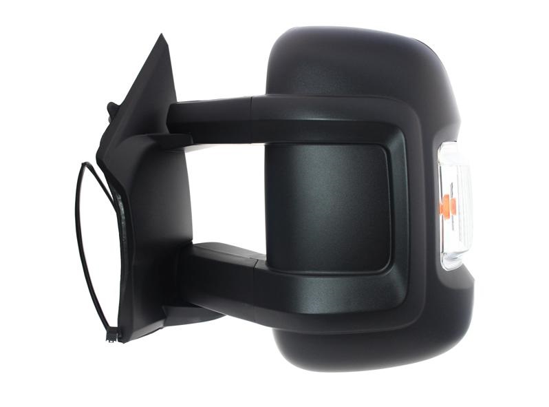 RETROVISOR IZQUIERDO MANUAL C/PILOTO 16W B/MEDIO (17CM)2PINS