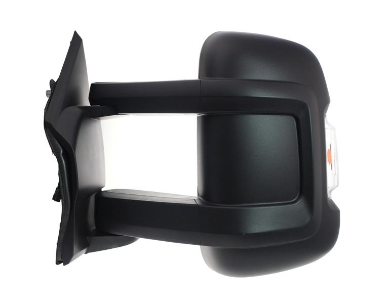 RETROVISOR IZQUIERDO MANUAL C/PILOTO 16W B/LARGO (22CM)2PINS