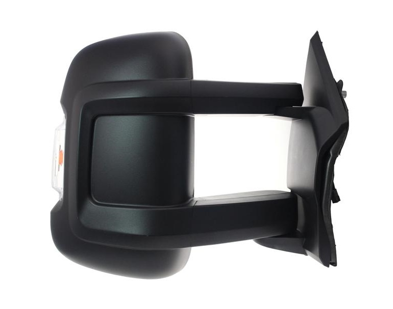 RETROVISOR DERECHO ELECTRICO TERMICO C/PILOTO 16W B/LARGO (22CM)8PINS