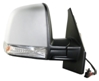 RETROVISOR DERECHO ELECTRICO TERMICO CON PILOTO IMPRIMADO 8PINS (1VIDRIO)