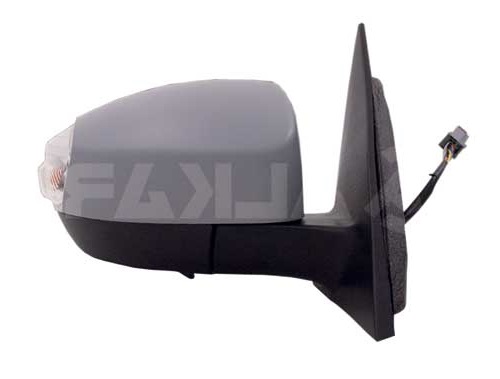 RETROVISOR DERECHO ELECTRICO TERMICO CONVEXO IMPRIMADO PILOTO 6PINS