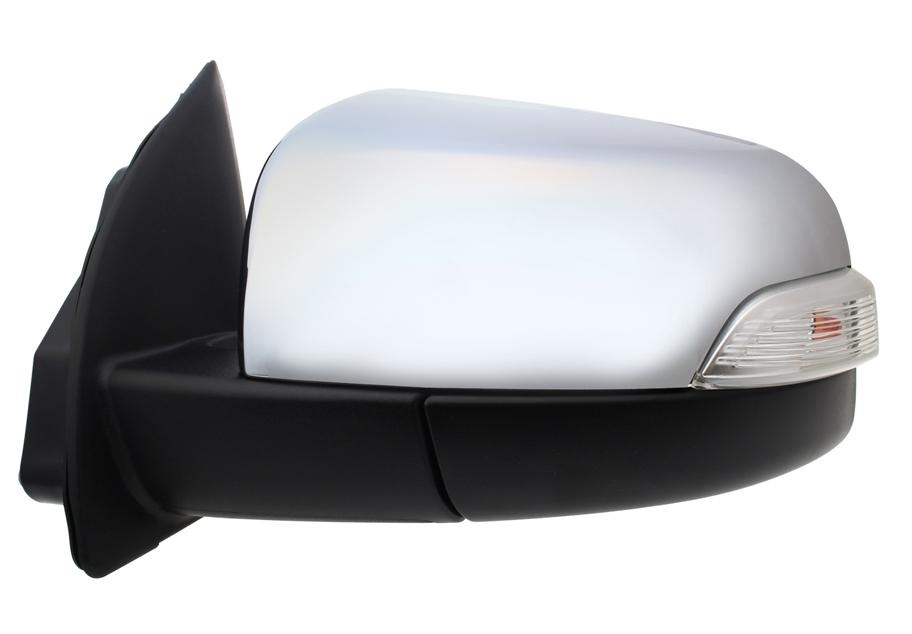 RETROVISOR IZQUIERDO ELECTRICO PILOTO CROMADO REBATIBLE CONVEXO