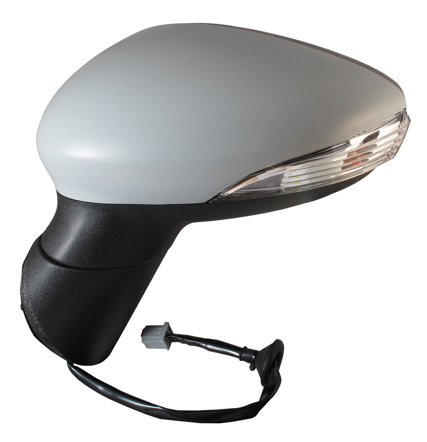RETROVISOR ELECT IZQUIERDA IMPRIMADO TERMICO C/PILOTO REBATIBLE ASFERICO8PIN