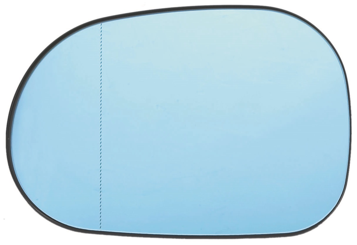 CRISTAL RETROVISOR DERECHO TERMICO ASFERICO AZUL