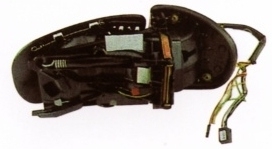 CUERPO RETROVISOR DERECHO ELECTRICO REBATIBLE ASFERICO SIN CARCASA