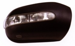 CARCASA RETROVISOR DERECHO IMPRIMADO CON PILOTO CORTO