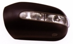 CARCASA RETROVISOR IZQUIERDO IMPRIMADO CON PILOTO CORTO