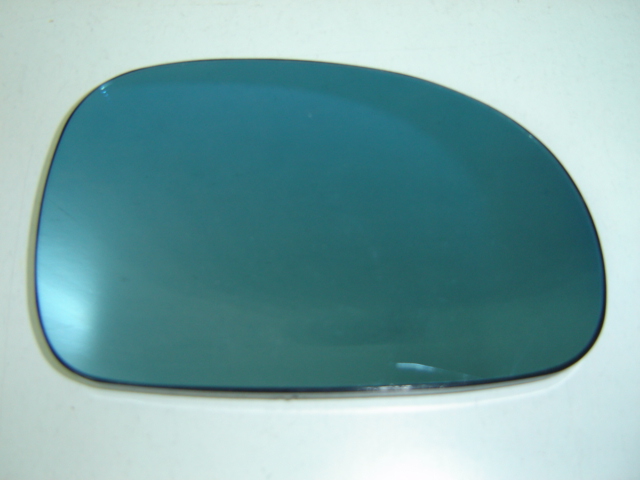 CRISTAL RETROVISOR DERECHO CON SOPORTE AZUL
