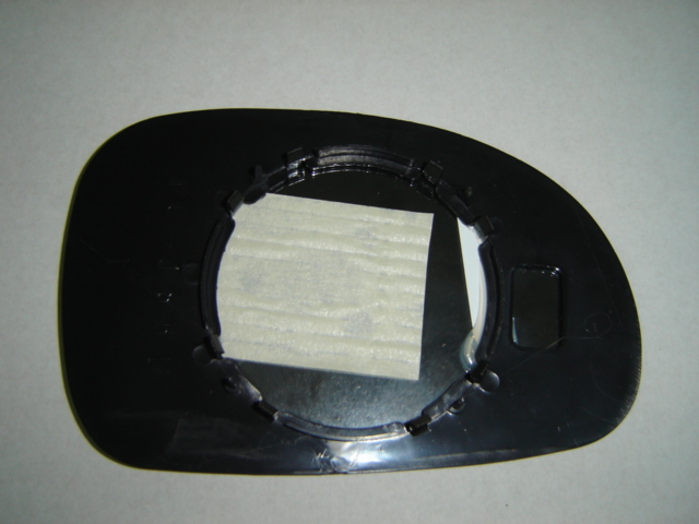 CRISTAL RETROVISOR IZQUIERDO CON SOPORTE AZUL ASFERICO