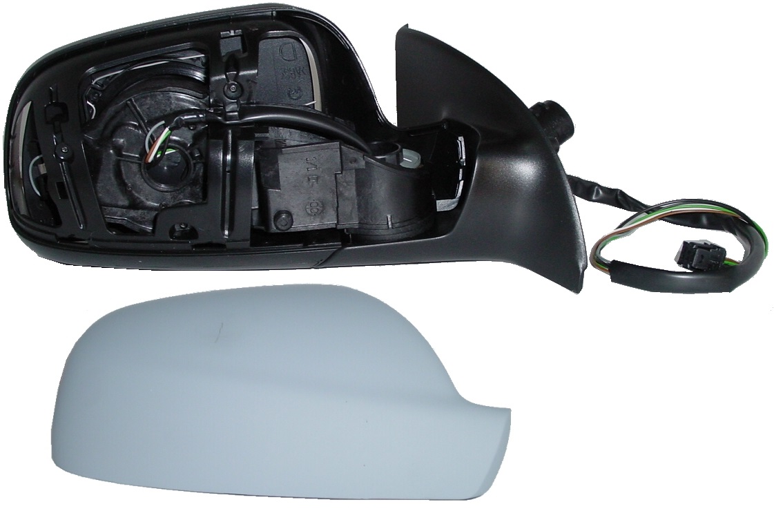 RETROVISOR DERECHA ELECT TERMICO IMPRIMADO REBATIBLE C/SENSOR CONVEXO 8PIN
