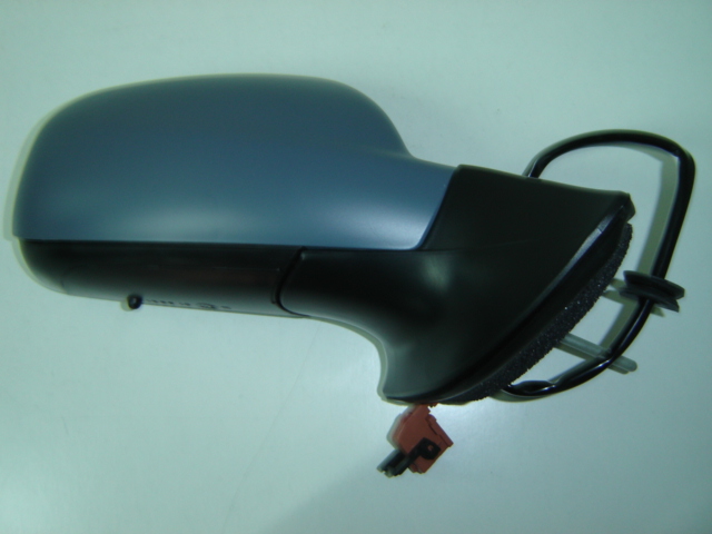 RETROVISOR DERECHO ELECTRICO TERMICO CONVEXO AZUL CON SONDA IMPRIMADO